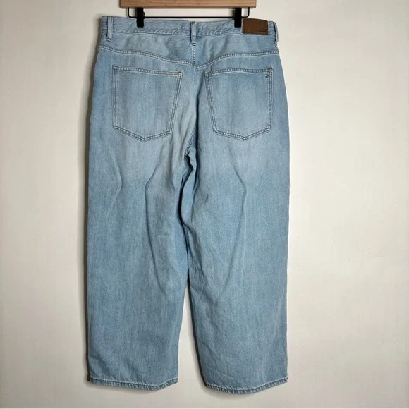 Madewell The Perfect Vintage Wide-Leg Crop Jean size 32 - Picture 6 of 15